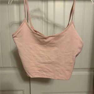 Athleta Women's Cropped Pink Tank Top NWT size M